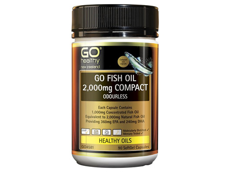 GO Fish Oil 2000mg Odourless 90 Capsules