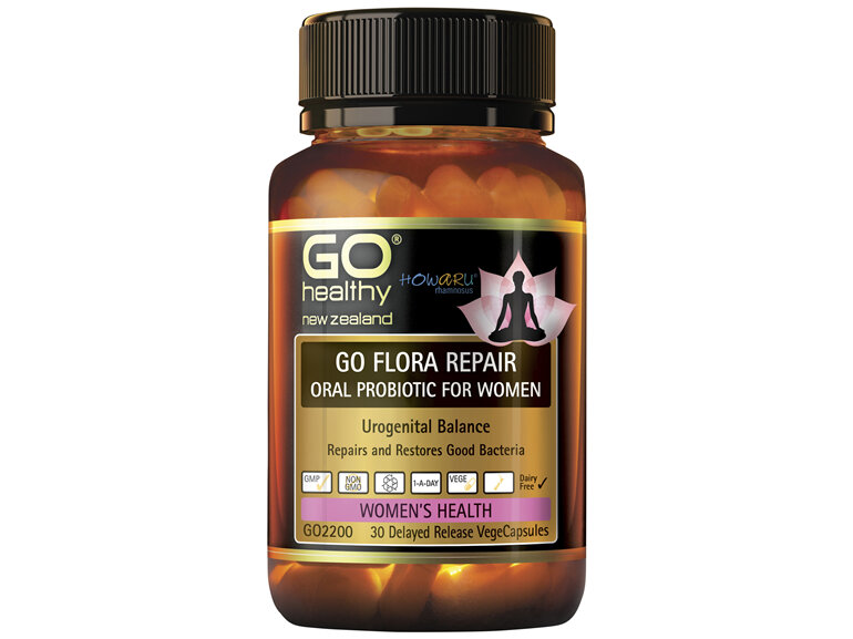 GO Flora Repair Oral Probiotic for Women 30 VegeCaps