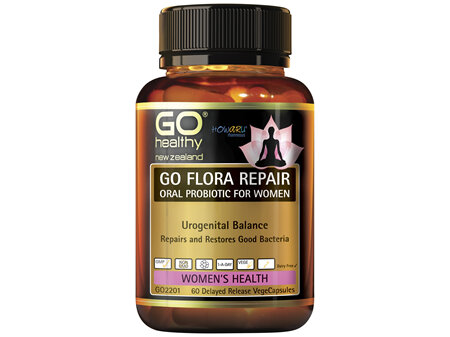 GO Flora Repair Oral Probiotic for Women 60 VegeCaps