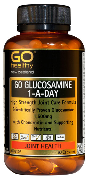 GO GLUCOSAMINE 1-A-DAY - High Strength Joint Care Formula (60 Caps)