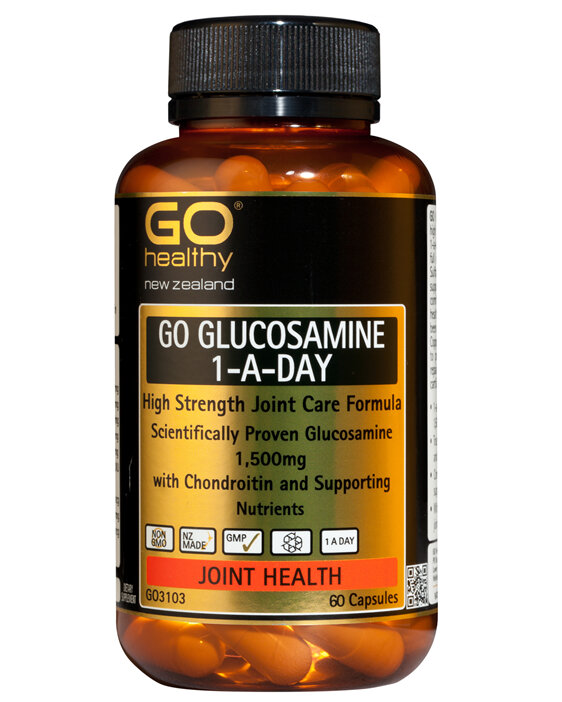 GO GLUCOSAMINE 1-A-DAY - High Strength Joint Care Formula (60 Caps)