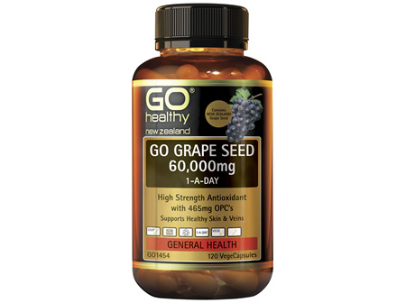GO Grape Seed 60,000mg 1-A-Day 120 VCaps