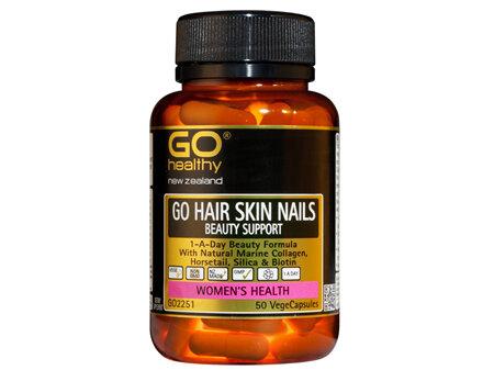 GO HAIR SKIN NAILS BEAUTY SUPPORT - 1-A-Day Beauty Formula (50 Vcaps)