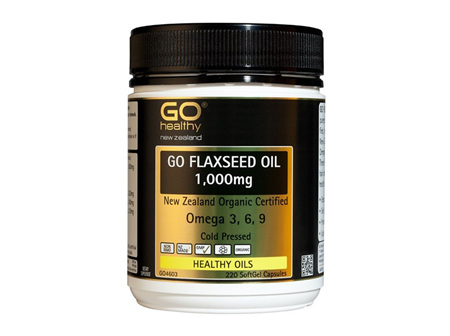 Go Healthy Flaxseed Oil 1,000mg 220 softgel caps