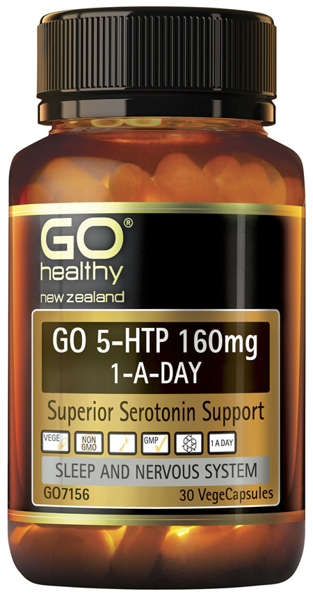 GO Healthy GO 5-HTP 160mg 1-A-Day 30 VCaps
