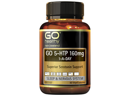 GO Healthy GO 5-HTP 160mg 1-A-Day 60 VCaps