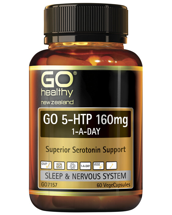 GO Healthy GO 5-HTP 160mg 1-A-Day 60 VCaps