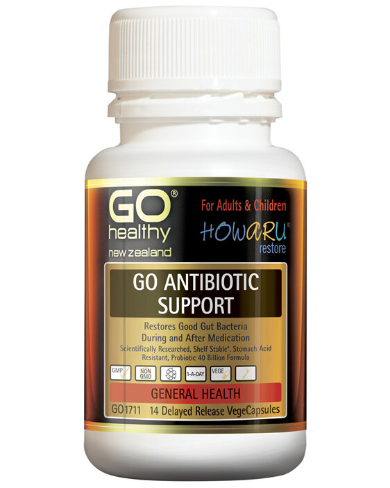 GO Healthy GO Antibiotic Support Probiotic 14 DR VCaps