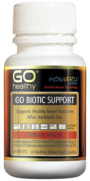 GO Healthy GO Biotic Support 14 Modified Release VegeCapsules
