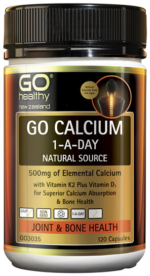 GO Healthy GO Calcium 1-A-Day 120 Caps