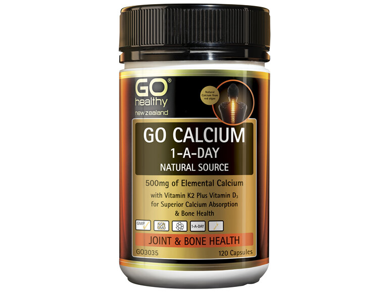 GO Healthy GO Calcium 1-A-Day 120 Caps