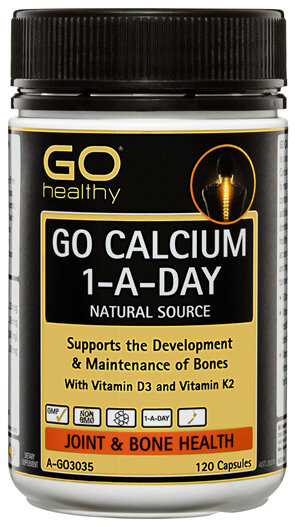GO Healthy GO Calcium 1-A-Day Natural Source Capsules 120 Pack