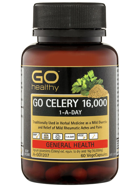 GO Healthy GO Celery 16,000 1-A-Day VegeCapsules 60 Pack