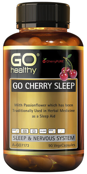 GO Healthy GO Cherry Sleep 90 VegeCapsules
