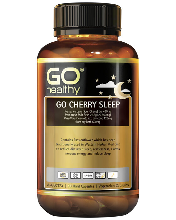 GO Healthy GO Cherry Sleep 90 VegeCapsules