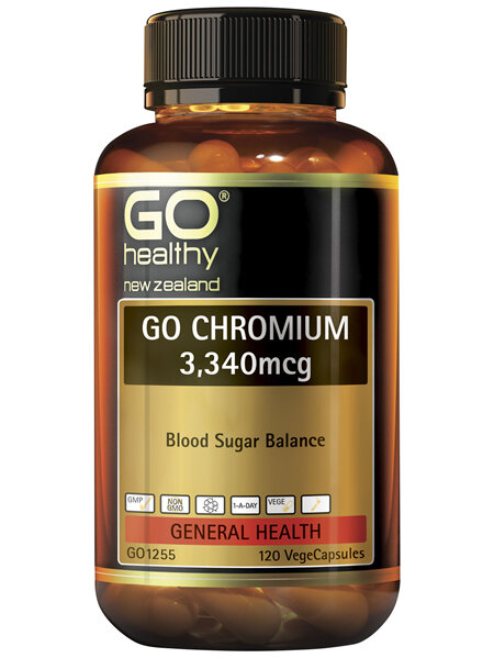 GO Healthy GO Chromium 3,340mcg 120 VCaps