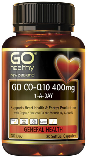 GO Healthy GO Co-Q10 400mg 1-A-Day 30 Caps