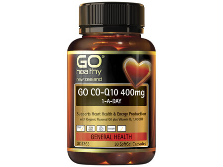 GO Healthy GO Co-Q10 400mg 1-A-Day 30 Caps