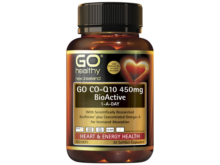 GO Healthy GO CO-Q10 450mg 1-A-Day 30 SoftGel Capsules