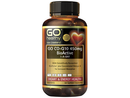 GO Healthy GO CO-Q10 450mg 1-A-Day 60 SoftGel Capsules