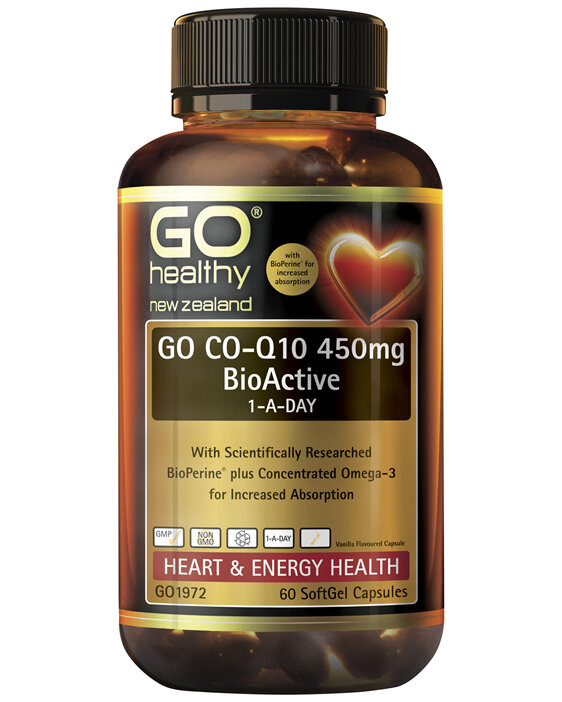 GO Healthy GO CO-Q10 450mg 1-A-Day 60 SoftGel Capsules