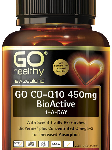 GO Healthy GO Co-Q10 450mg BioActive 1-A-Day 30 Caps