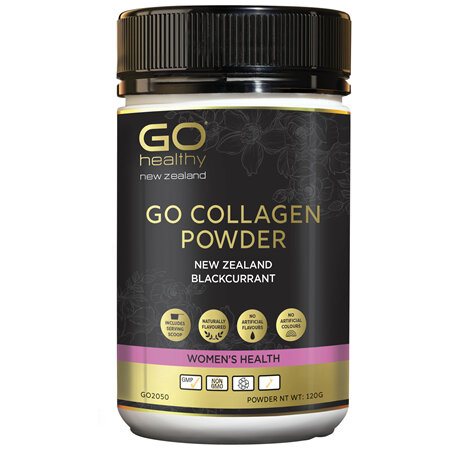 GO Healthy GO Collagen Powder New Zealand Blackcurrant 120g
