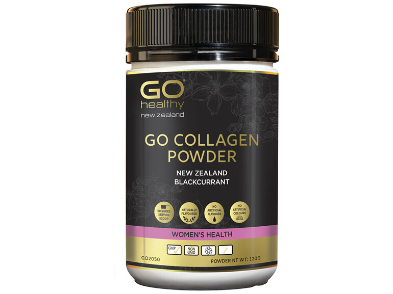 GO Healthy GO Collagen Powder New Zealand Blackcurrant 120g