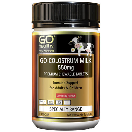 GO Healthy GO Colostrum Milk 550mg 120 Chew Tabs