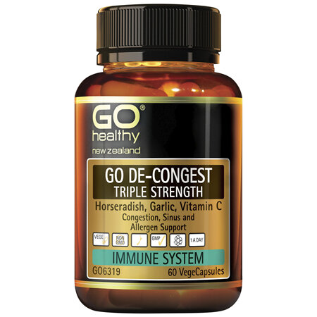 GO Healthy GO De-Congest Triple Strength 60 VCaps