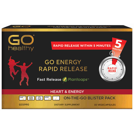 GO Healthy GO Energy Rapid Release 10 RR Vcaps