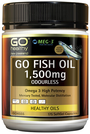 GO Healthy GO Fish Oil 1500mg Odourless - PROMO ONLY-175 Caps