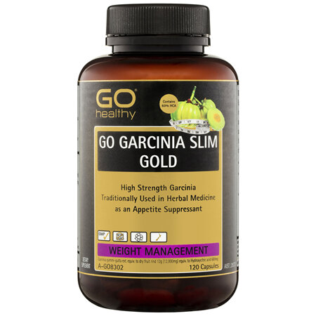 GO Healthy GO Garcinia Slim Gold Capsules 120 Pack