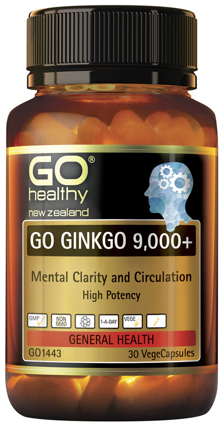 GO Healthy GO Ginkgo 9,000+ 30 VCaps