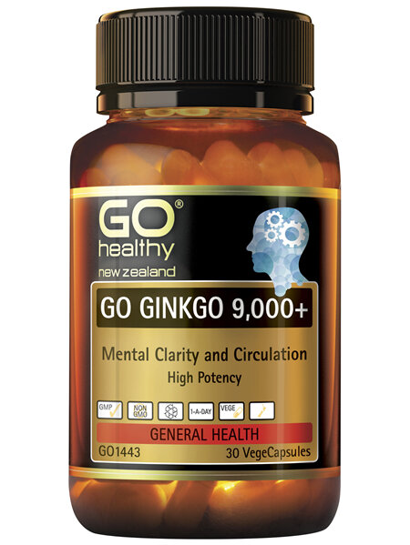 GO Healthy GO Ginkgo 9,000+ 30 VCaps