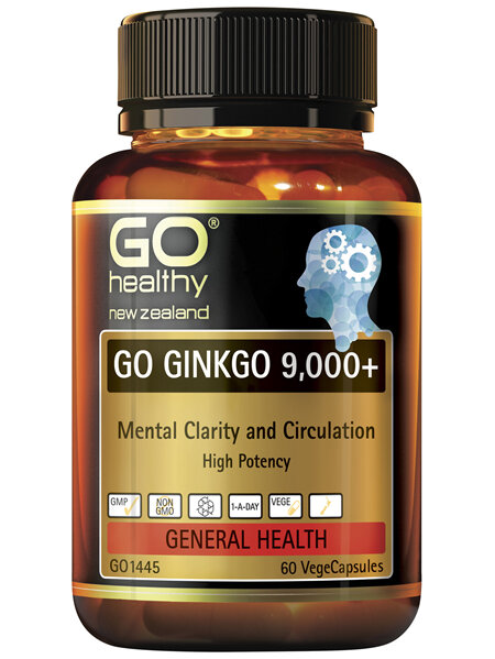 GO Healthy GO Ginkgo 9,000+ 60 VCaps