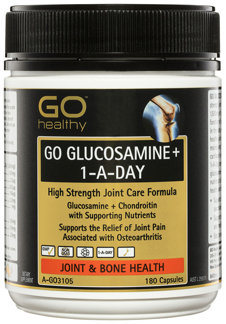 GO Healthy GO Glucosamine+ 1-A-Day Capsules 180 Pack