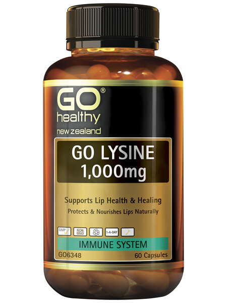 GO Healthy GO Lysine 1,000mg 60 Caps