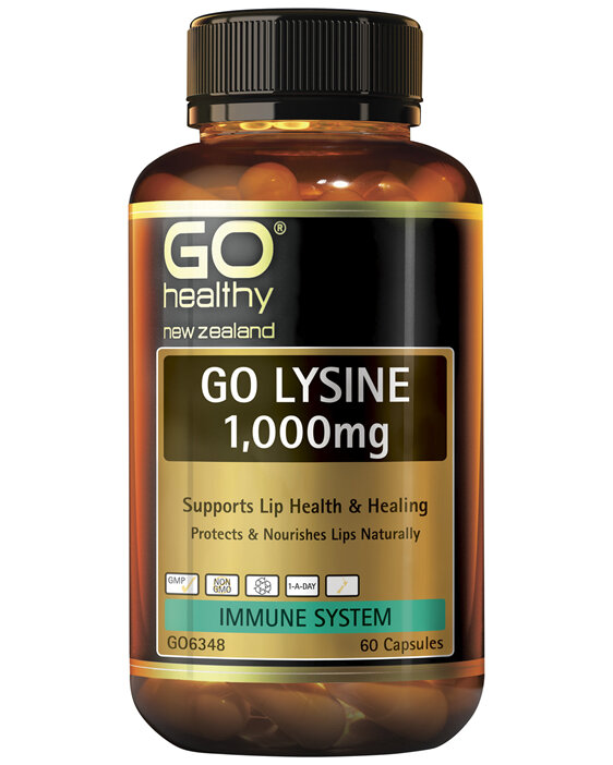 GO Healthy GO Lysine 1,000mg 60 Caps