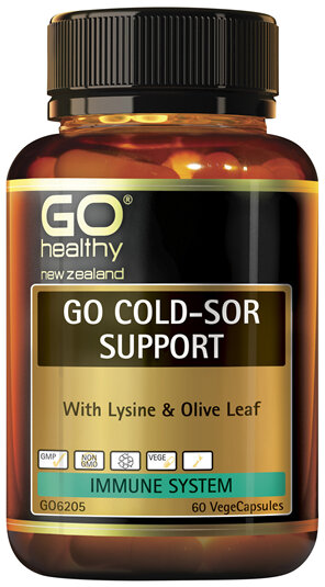 GO Healthy GO Lysine Lip Complex 60 VCaps