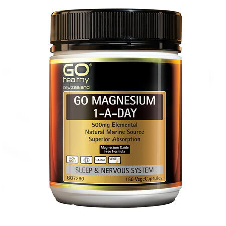 GO Healthy GO Magnesium 1-A-Day 150 VegeCapsules