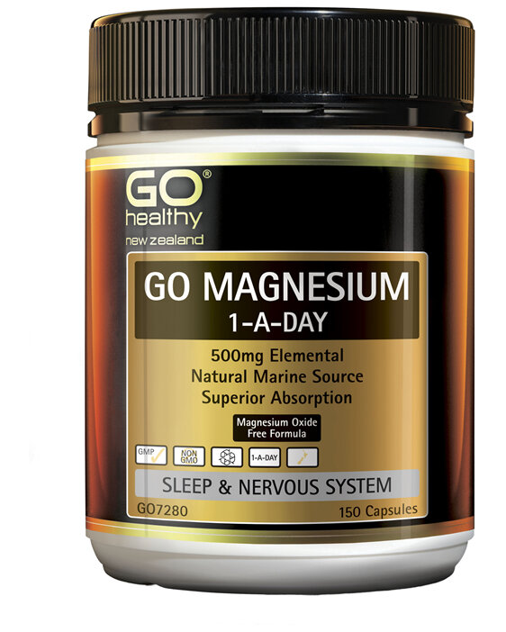 GO Healthy GO Magnesium 1-A-Day 150 VegeCapsules