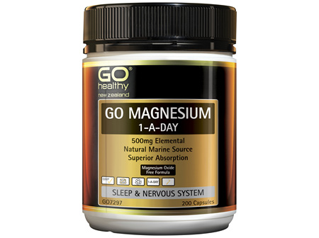 GO Healthy GO Magnesium 1-A-Day 200 Caps