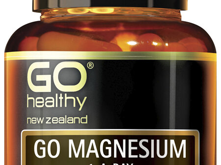 GO Healthy GO Magnesium 1-A-Day 30 VegeCapsules