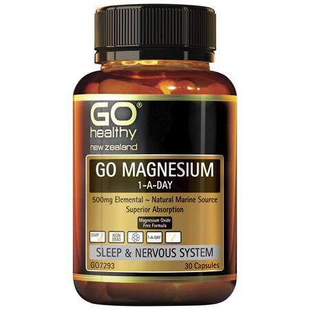 GO Healthy GO Magnesium 1-A-Day 30 VegeCapsules