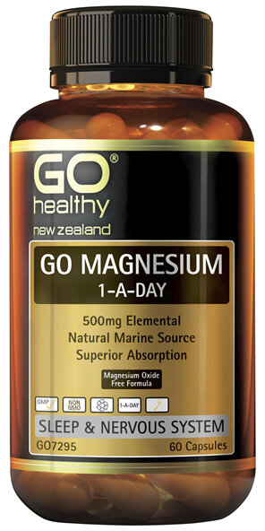 GO Healthy GO Magnesium 1-A-Day 60 VegeCapsules