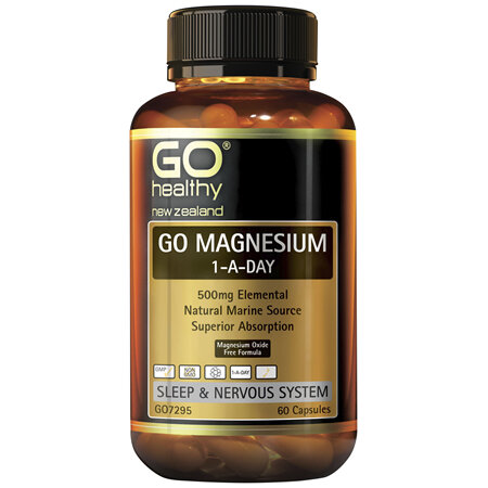 GO Healthy GO Magnesium 1-A-Day 60 VegeCapsules