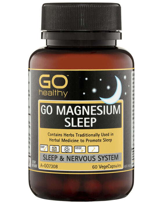 GO Healthy GO Magnesium Sleep VegeCapsules 60 Pack