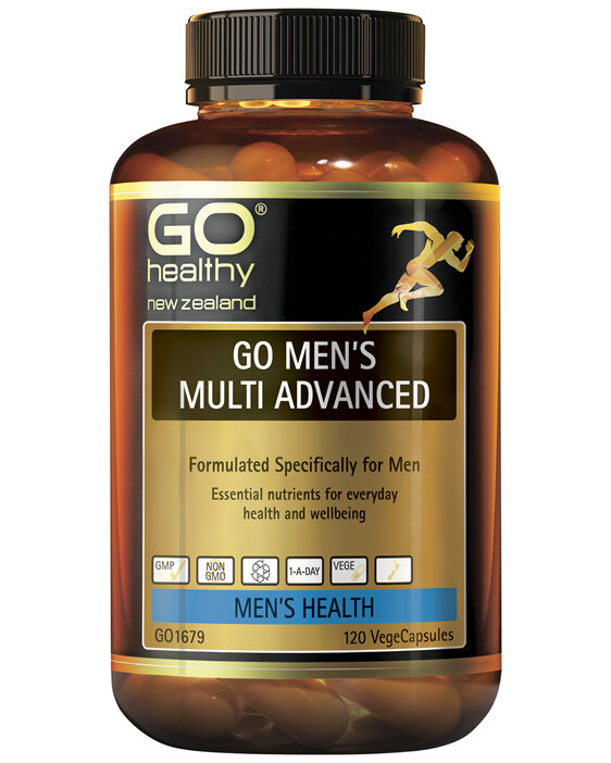 GO Healthy GO Men's Multi Advanced 120 VegeCapsules