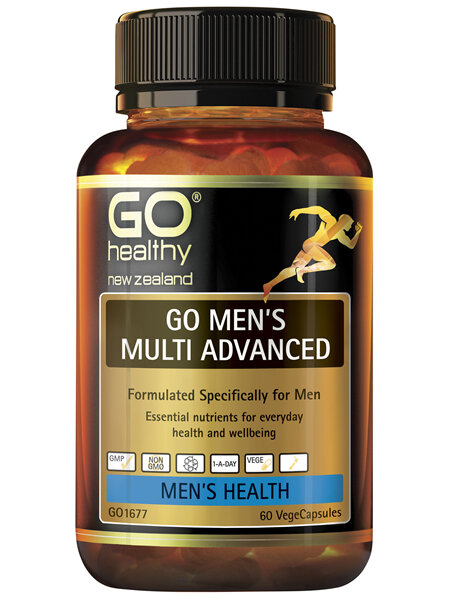GO Healthy GO Men's Multi Advanced 60 VegeCapsules